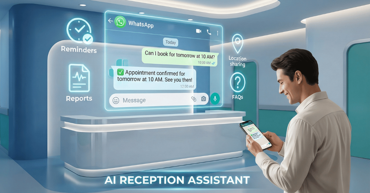 Your New 247 Receptionist Lives on WhatsApp — Heres How It Transforms Patient Care